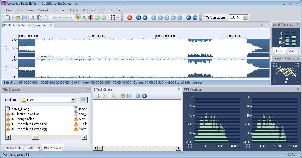 Sound Filter Program