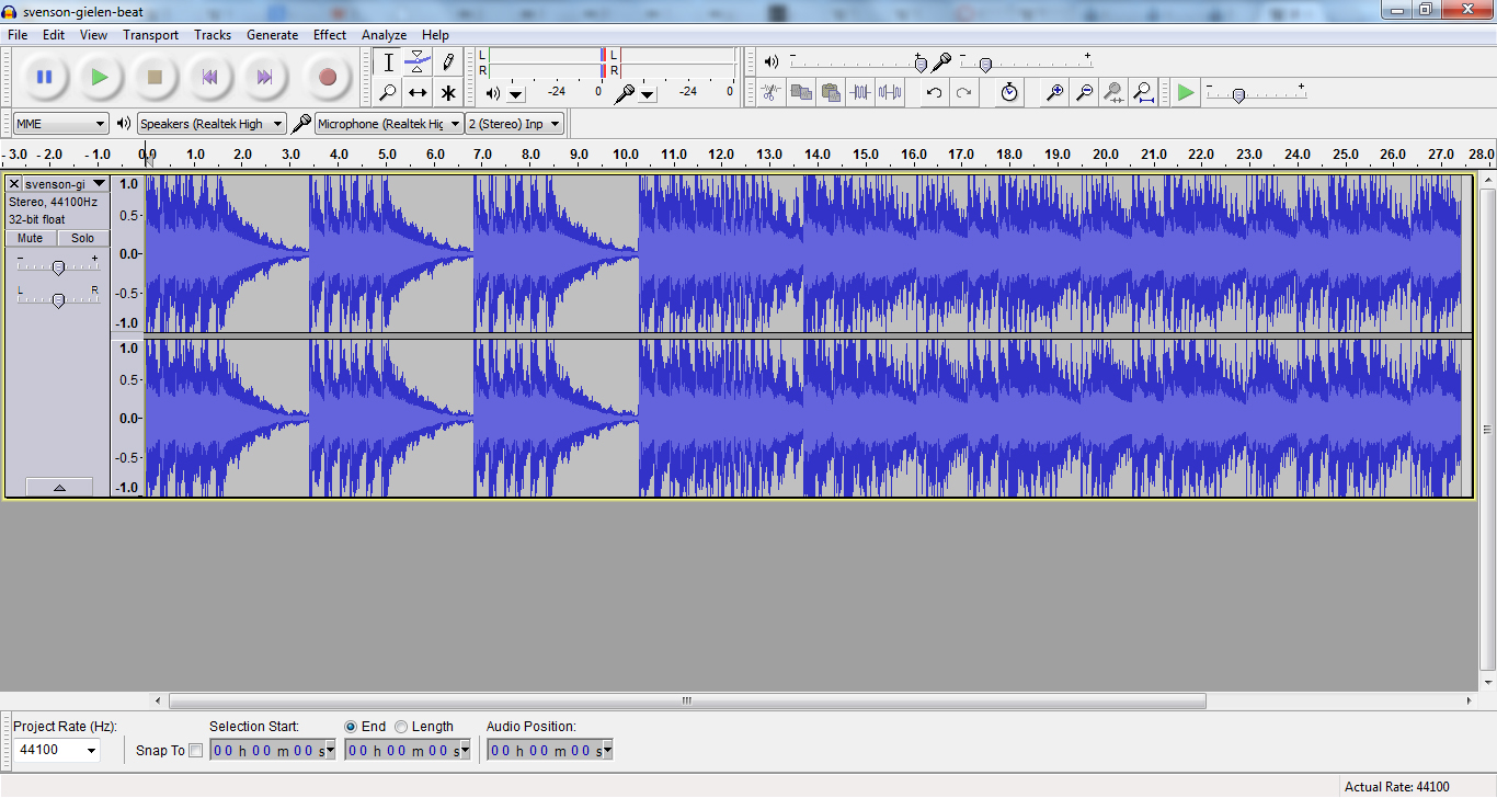 free music recording software audacity