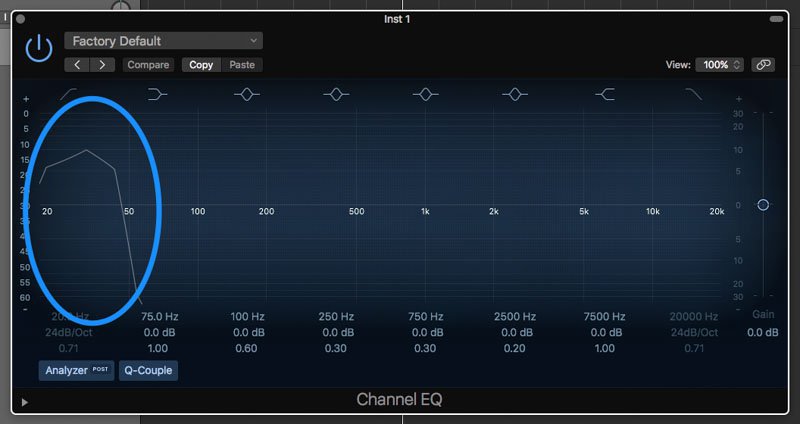 sub bass frequencies