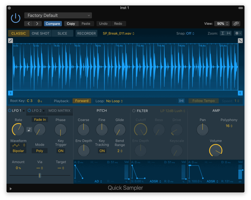 logic pro 10.4 draw glissando