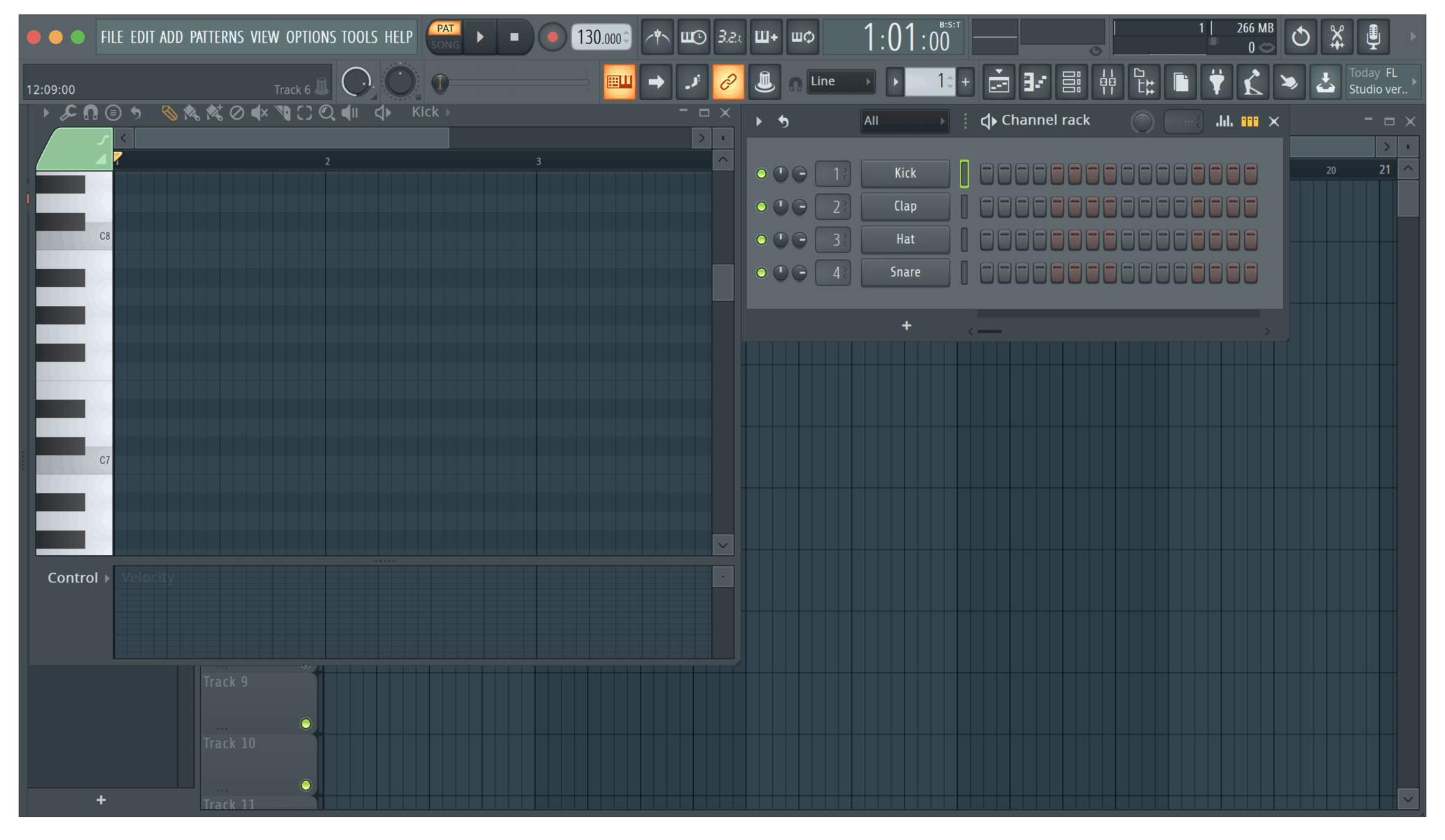 create an automation clip in fl studio 12