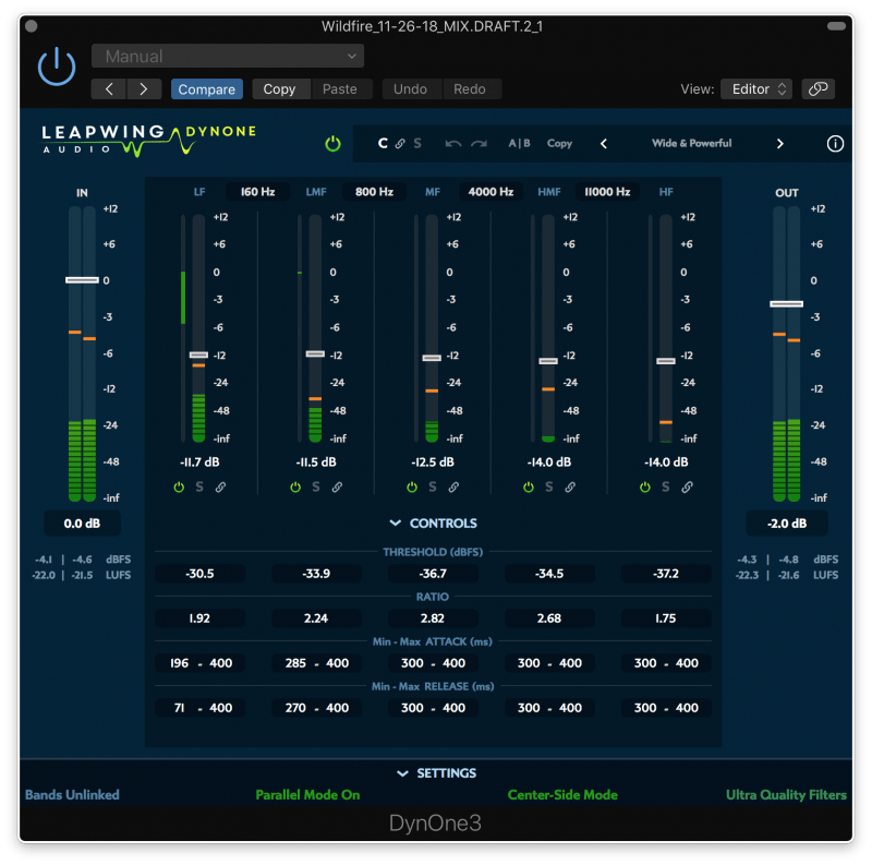 leapwing dynone 3 multiband compressor
