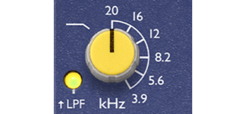 low pass filter eq